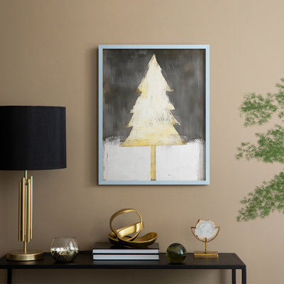 «Christmas Holiday Art DCCL XXXI», reproduction d'art encadrée - bois massif