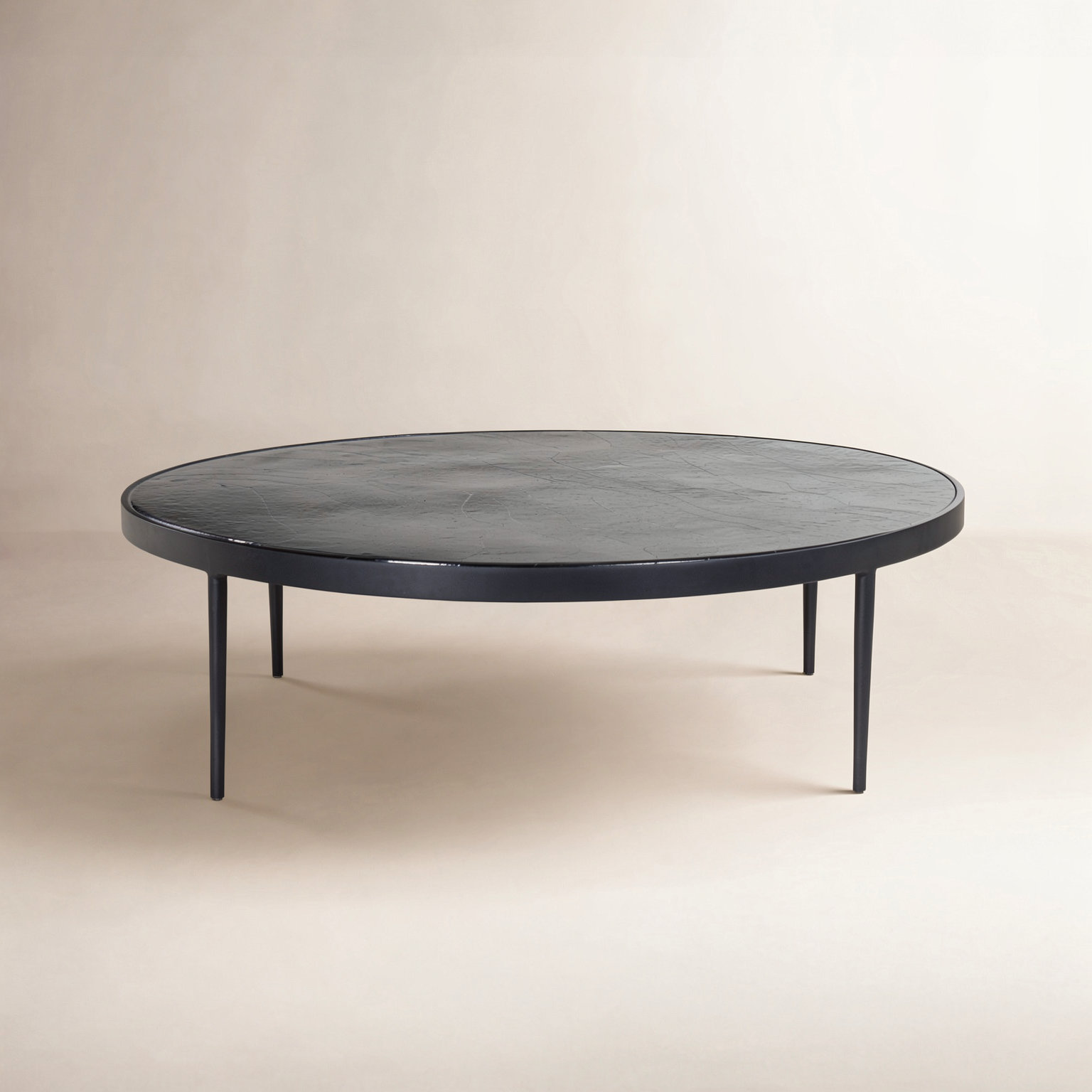 Foulks Grand Coffee Table-Moss Cast Glass, Moss Cast Glass