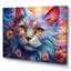 Portrait d'un chat majestueux avec des fleurs-711412281-671313860