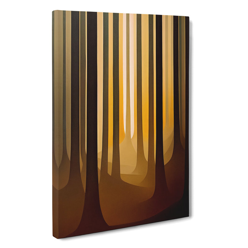 Autumnal Forest No.4 - Wrapped Canvas, 50cm H x 35cm W