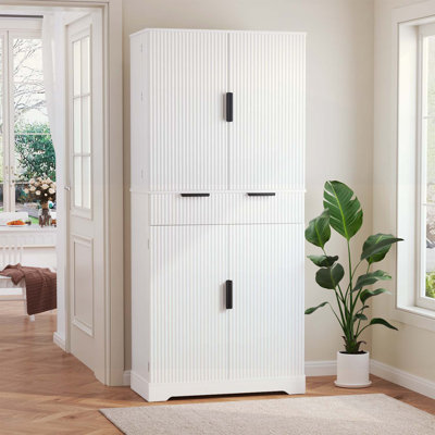Freestanding Cupboard Storage Cabinet,Spacious Storage Capacity by Latitude Run