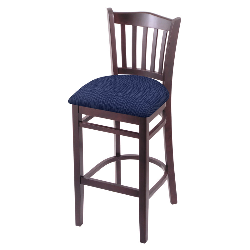 Tabouret de bar et de comptoir, Cerisier foncé, Ancre graphique, Tabouret de comptoir (assise de 25 po de hauteur)