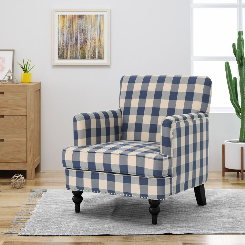  Fauteuil club Harrison Blue Buffalo