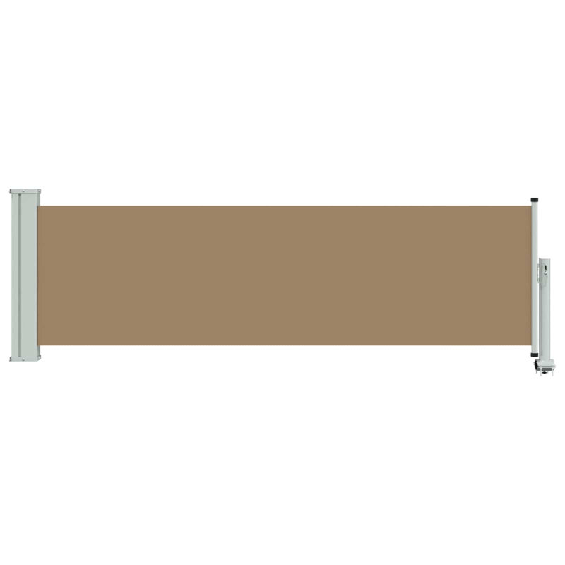Auvent 100% polyester de fer vidaXL, 31.5'' H x 118.1'' W, Taupe