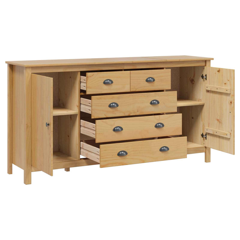 154cm Solid Wood Sideboard