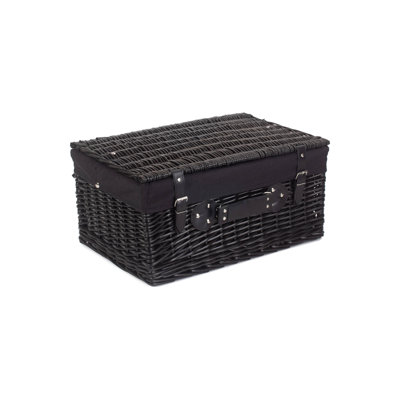 Wicker Hamper Basket with Lining