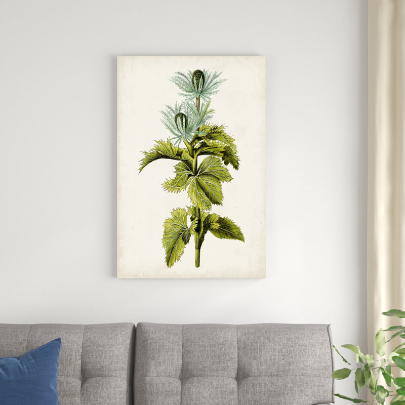 Étude botanique antique III, H 36 po x l 24 po x P 1,25 po