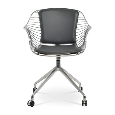 Fauteuil pivotant avec roulettes Zebra Spider
