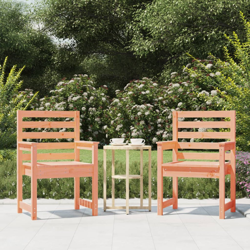 Laughry Patio Dining Armchair, Natural Douglas
