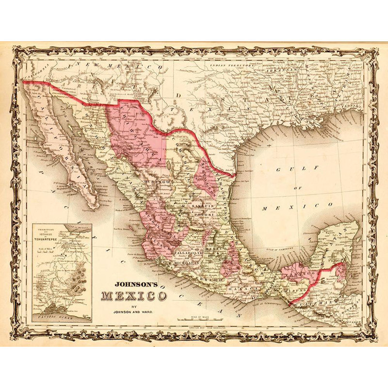 Art sur toile tendue par Williston Forge, "Mexico 1862"