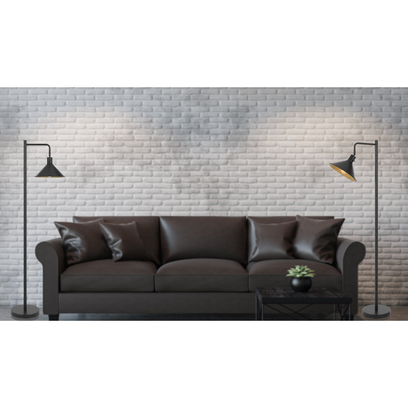 Lampe sur pied en métal 60 watts Giray