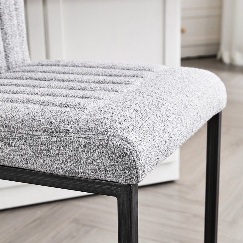 Tabouret de bar luxueux gris Seigler, Gray