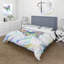 Papillon irisé - ensemble de housse de couette traditionnel - microfibre de polyester-66391969