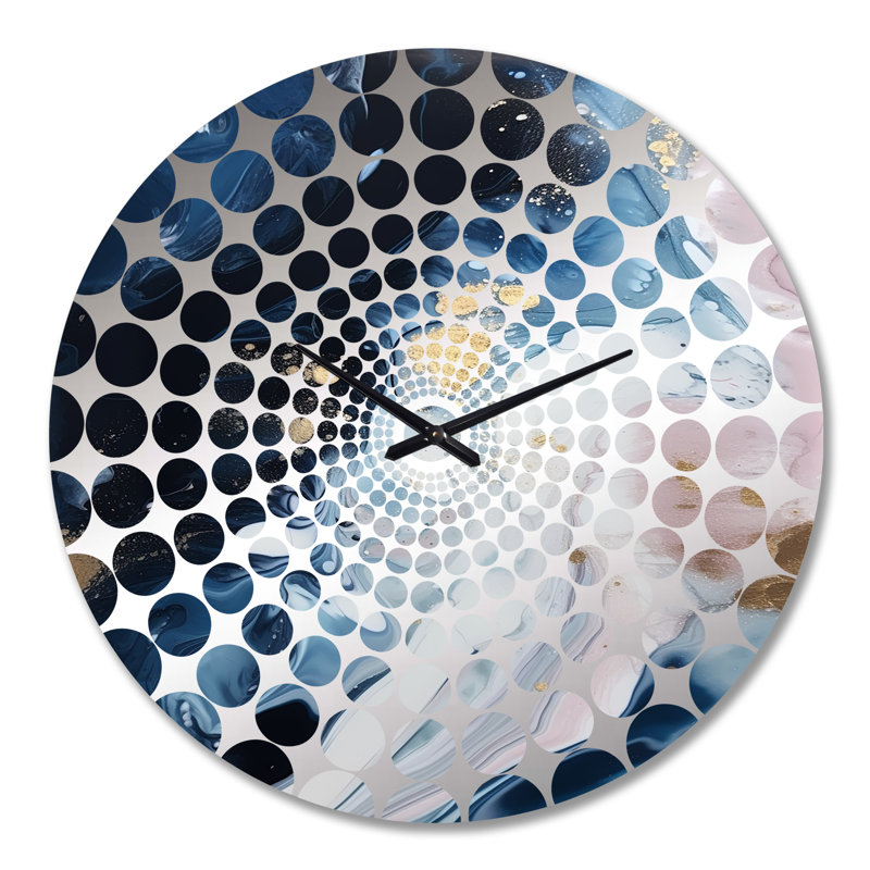 Horloge murale en marbre Diekmeyer, Très grand