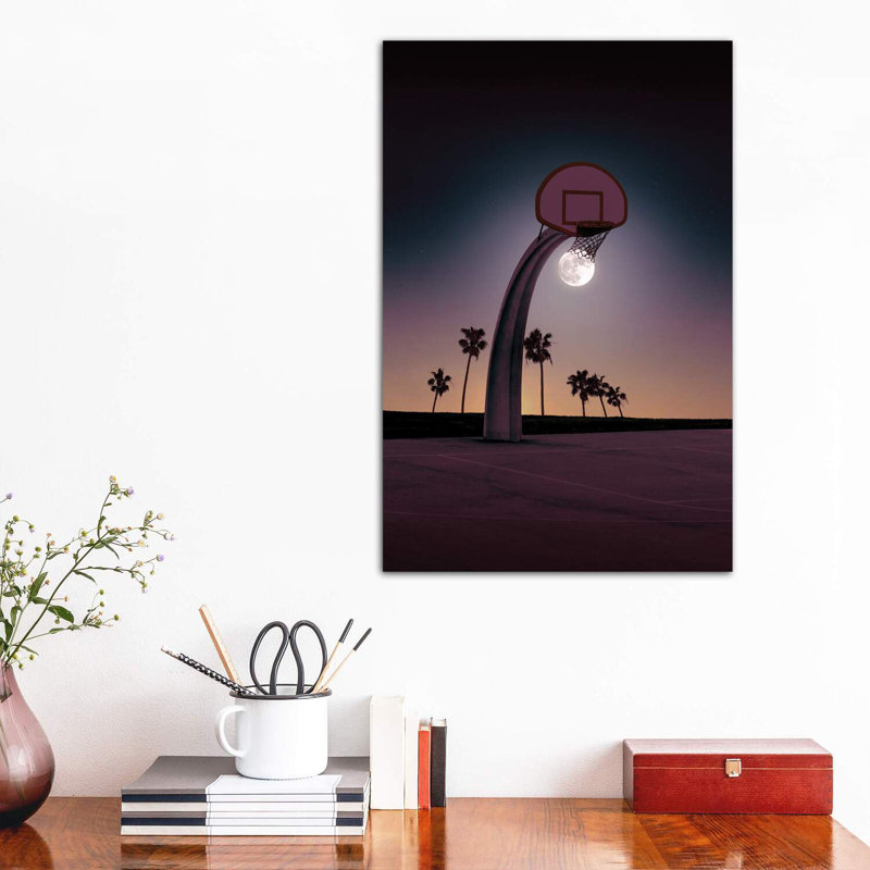 Basketmoon by Jonas Loose - Wrapped Canvas Print, 66.04 cm H x 45.72 cm W x 1.91 cm D