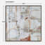 Art abstrait sur toile neutre Nirvana