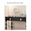 Console élégante de style français avec garniture festonnée-816837845