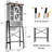 Freestanding Over The Toilet Storage With Adjustable Shelf