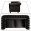 Canapé Chesterfield 2 places rembourré en velours-32696678