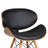 Murtaza Mid-Century Dining Chair in Faux Leather and Walnut Wood-1836875448-1786824832