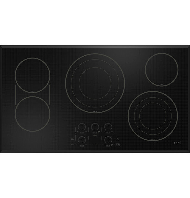 36.13" Electric Cooktop with 5 Elements, Black