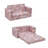 Alexandrea Kids 5.5'' Sleeper Chair and Ottoman-684791201