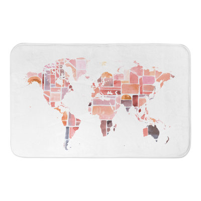 Tapis de bain coloré