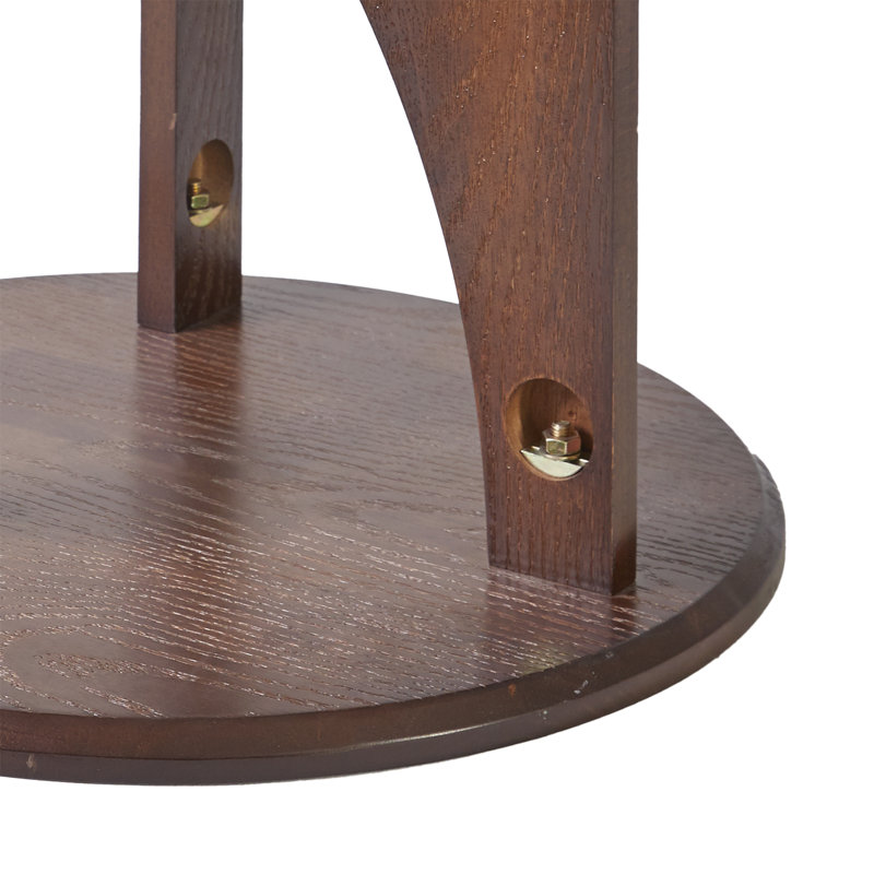 Table d'appoint étroite en bois massif Living Table, Walnut