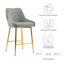 Tabouret de comptoir 25,5 po Grisette-87763283
