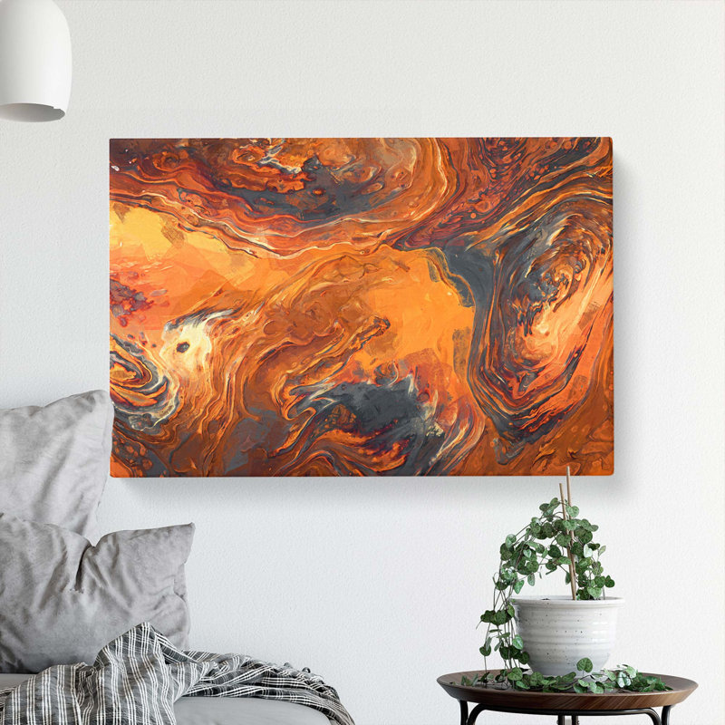 Breaking Down in Abstract - Wrapped Canvas, 60cm H x 91cm W x 3cm D