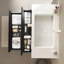Lavabo de salle de bain rectangulaire encastré de 36 po - surface solide blanche, aspect moderne et scandinave, égratignure, usure, facile à entretenir, trou de robinet et trop-plein, tuyau d'évacuation extensible avec couvercle d'évier inclus,