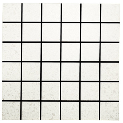 Birthplace 2" W x 2" L Porcelain Terrazzo Look Tile Grid Mosaic Sheet