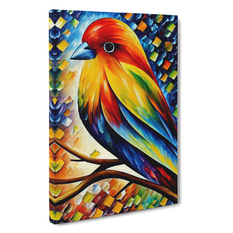Lone Bird No.1 - Wrapped Canvas, 76cm H x 50cm W x 3cm D