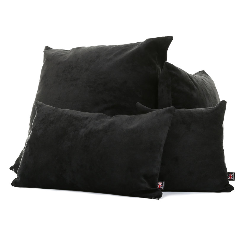 Minerville Square Cushion, Medium, Black