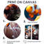 «Orange clownfish», art mural moderne et vert-1194487478-1194487438-1194487439