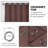 Millendon Energy Saving Modern Polyester Grommet Room Darkening Curtain Pair-1411589316-1470439795