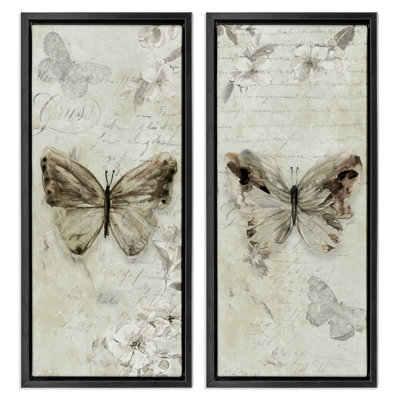 «Vintage Butterfly Scrapbook Page 2 Pc» par Carol Robinson