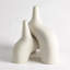Stretch Vase-Cream Stone-Lg