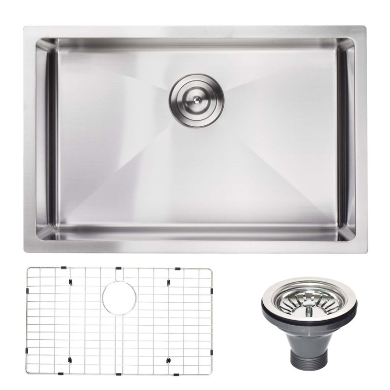 Undermount Kitchen Sink With Sink Grid