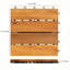 10 pièces de carreaux de sol imbriqués en bois d'acacia imperméable pour patio extérieur et intérieur, balcon, jardin, bord de piscine, 11,8 po x 11,8 po-121238059