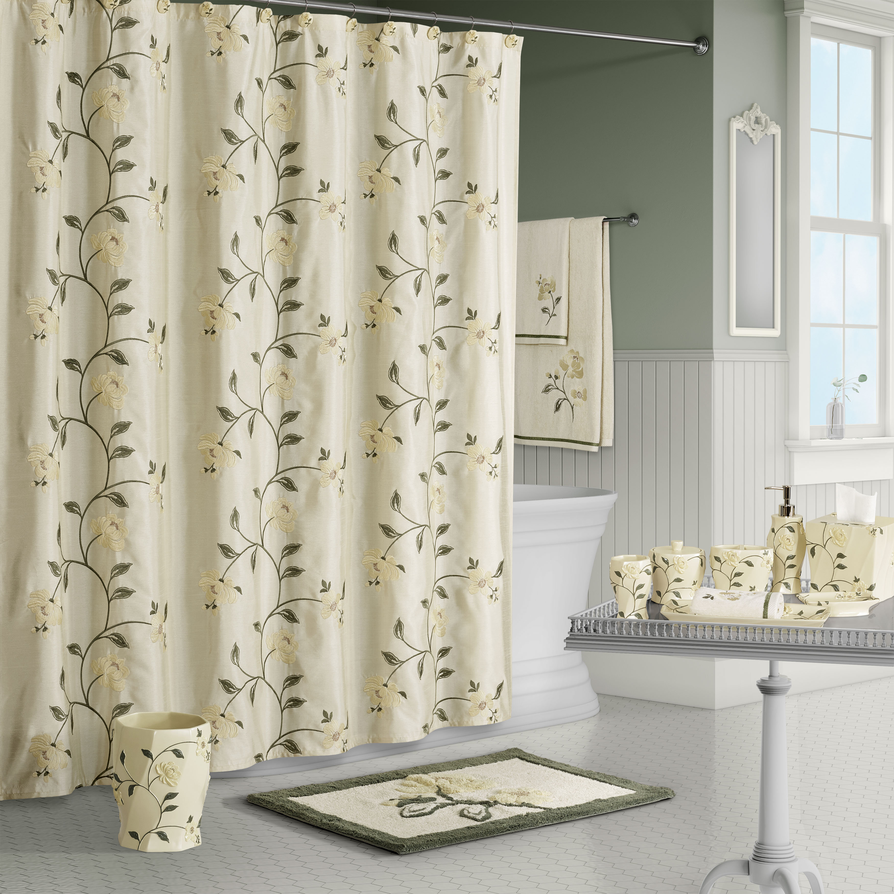 Royal Court Penny Shower Curtain Shower Curtain | Wayfair