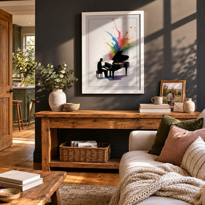 Music in Colour Modern - Framed Print