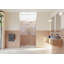 Halo 50.75 in. x 78 in. Frameless Glass Hinge Shower Door-993477292