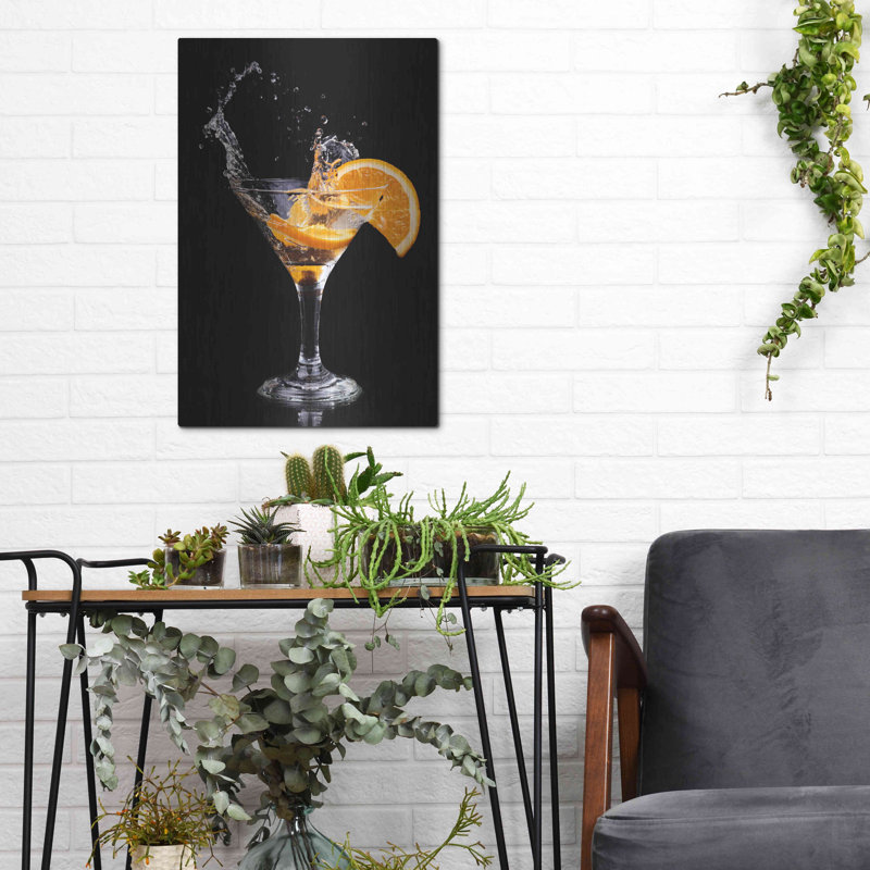 " Vermouth Spritz " by Luxe Metal Portfolio, 16" H x 12" W