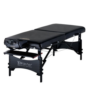 Master Massage 30" Galaxy Professional Portable Massage Table Package in Black