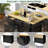51.2" Wide Kitchen Island With Drop Leaf-1962671168