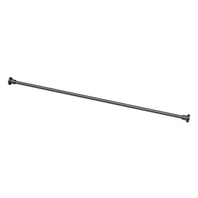 Minimalist 60" Straight Fixed Shower Curtain Rod | Wall Mount Solid Brass Shower Rod