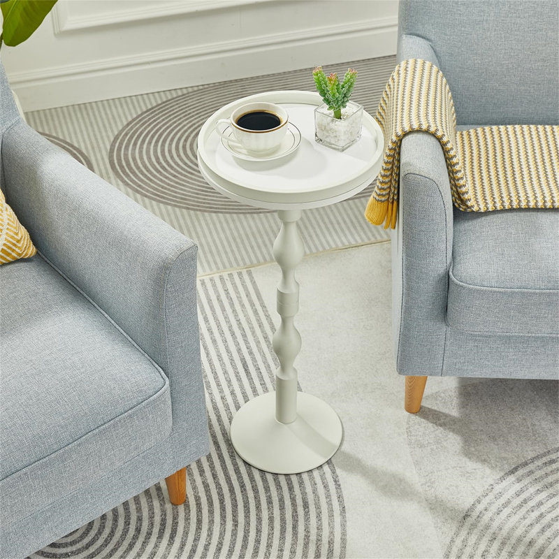 Pedestal End Table