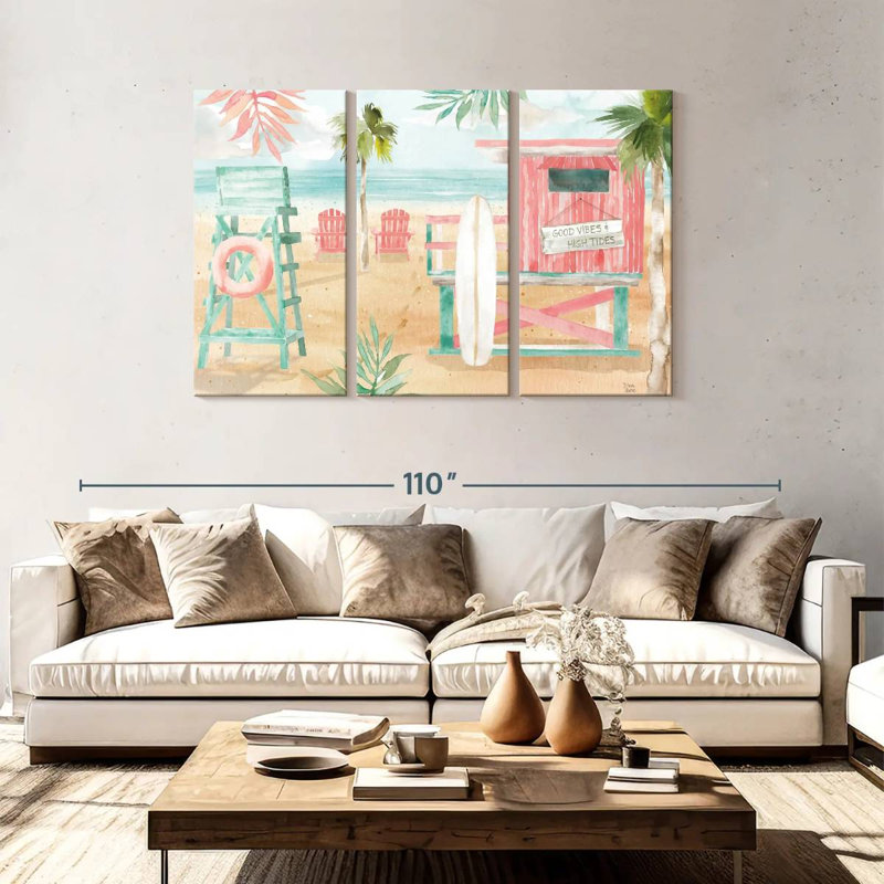 Alvord Surfs Up II, 48" H x 74" W