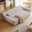 Canapé-lit de 78,74 po avec dossier réglable, coussin haute densité et housse amovible, parfait pour les appartements et les invités qui passent la nuit-785269539-785269537-785269536